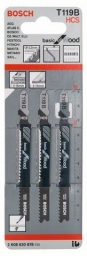 Bosch -pjūkleliai siaurapjūkliui Basic medienai