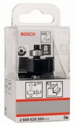 Bosch -užkaitų freza su atraminiu guoliuku, dviašmenė
