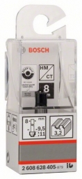 Bosch ketvirtinės apvalinimo frezos, vienašmenės kietlydinio