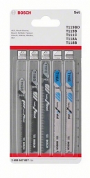 Bosch - 5 dalių siaurapjūklių rinkiniai