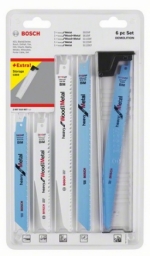 BOSCH 6 dalių siaurapjūklių rinkinys „Demolition“