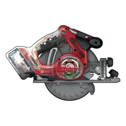 Akumuliatorinis diskinis pjūklas Milwaukee M18 CCS55-502C