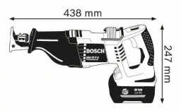 Akumuliatorinis universalus pjūklas BOSCH GSA 36 V-LI