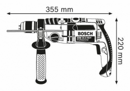 Smūginis gręžtuvas BOSCH GSB 21-2 RCT