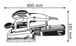 Vibracinis šlifuoklis BOSCH GSS 230 AE