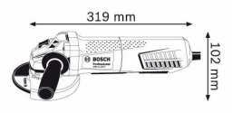 Kampinio šlifavimo mašina BOSCH GWS 11-125 P