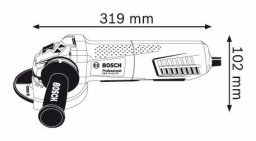 Kampinis šlifuoklis Bosch GWS 15-125CIP