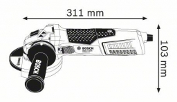 Kampinis šlifuoklis BOSCH GWS 19-125 CIE