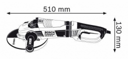 Kampinio šlifavimo mašina BOSCH GWS 26-180 LVI