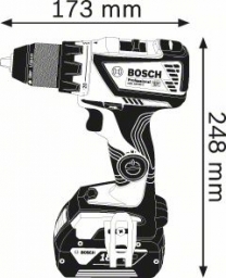 Akumuliatorinis gręžtuvas-suktuvas BOSCH GSR 18 V - 60 C