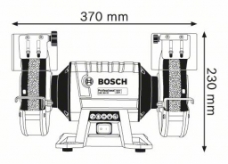 Dvipusis šlifuoklis BOSCH GBG 60-20